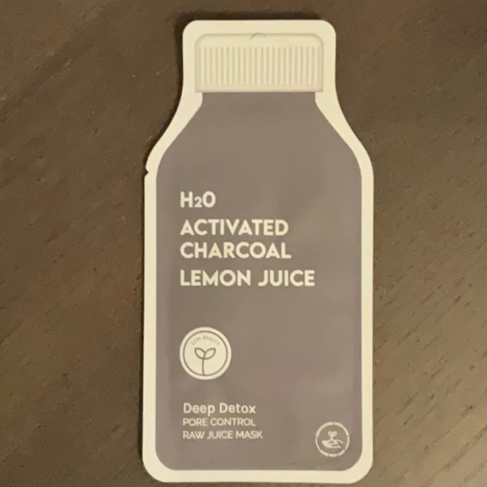 ESW Beauty H2O Activated Charcoal Lemon Juice Mask
